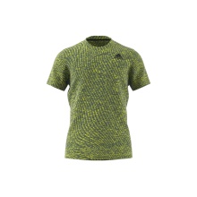 adidas Tennis Tshirt Freelift (Recycling-Polyester) HEAT.RDY grün Herren